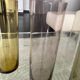 Lot de 5 verres vintage en verre fumé