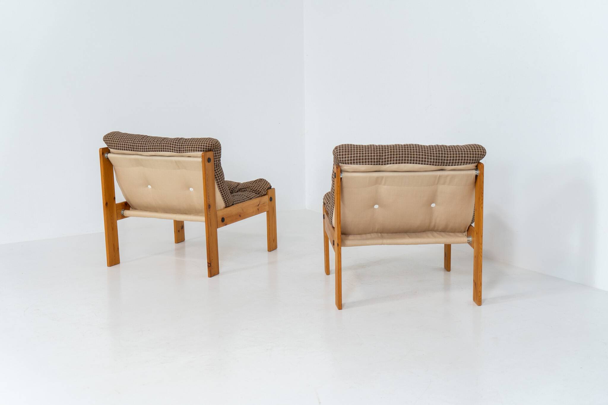 Paire de fauteuils "Neapel" en pin