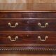 Honduran Mahogany Dressing Table with Lion Paw Carved Legs, Victorian Style