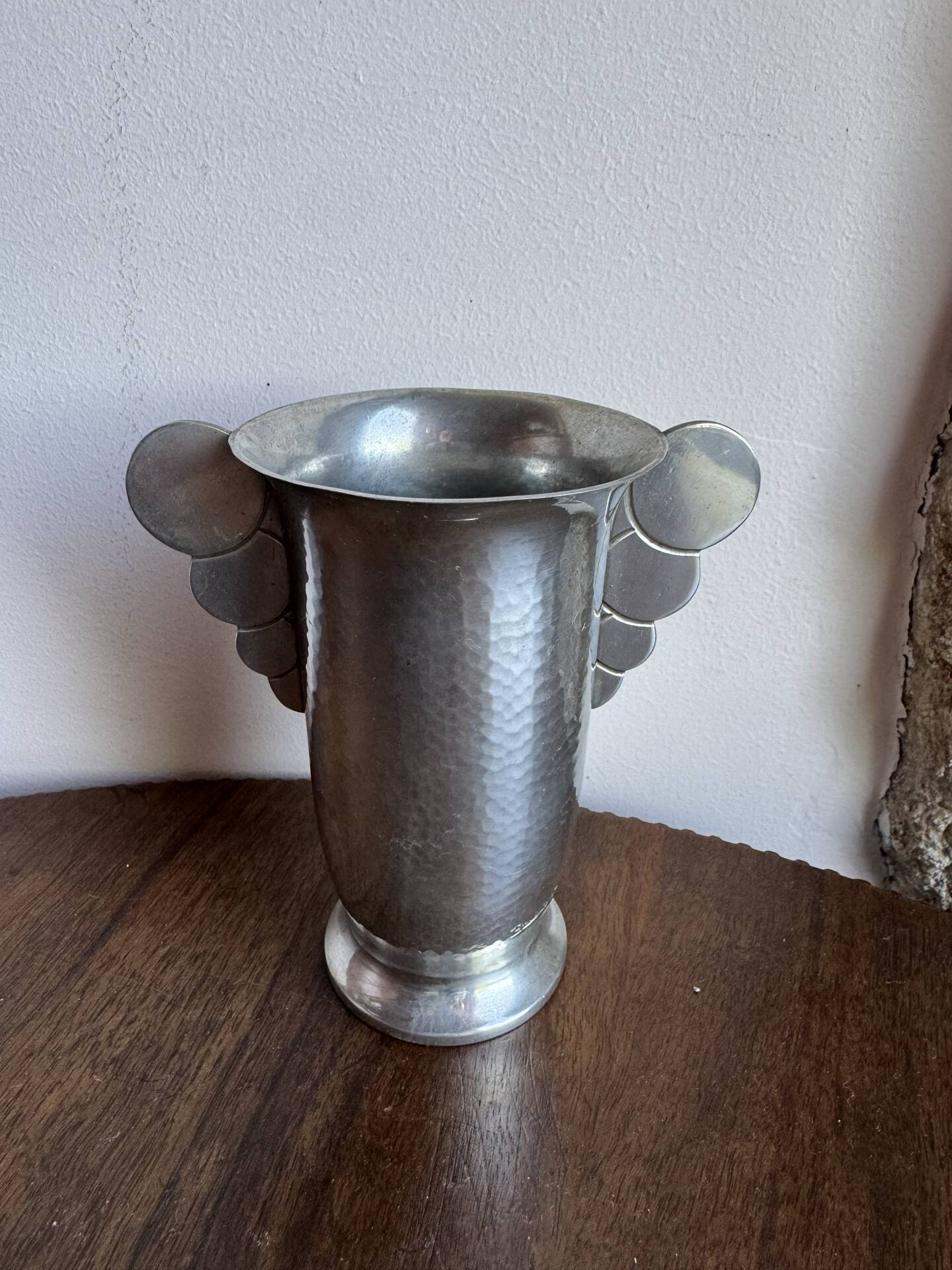 Vase Art déco signé de l’orfèvre P Plasait vers 1930