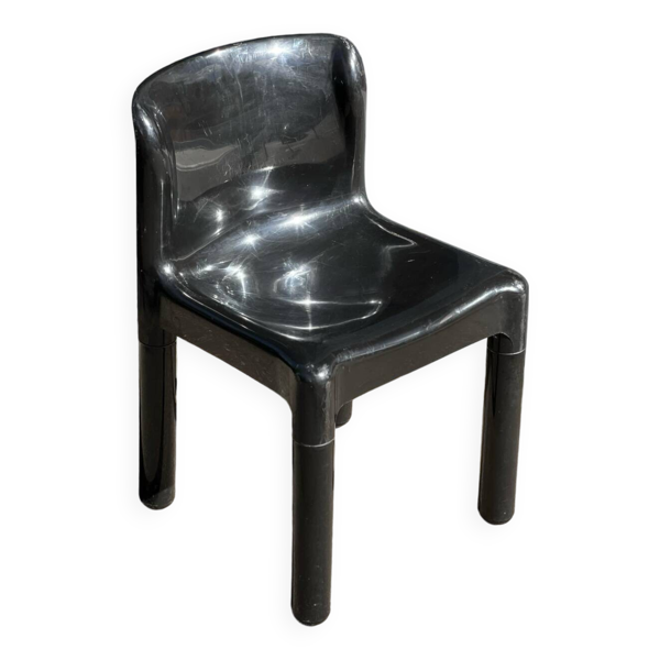 Chaise Kartell noire modèle 4875 Carlo Bartoli