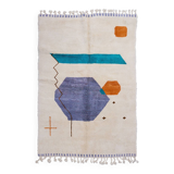 Tapis beni ouarine tissé à la main traditionnel 350cm x 250cm