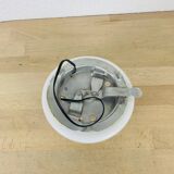 Vintage half-sphere opaline ball wall light