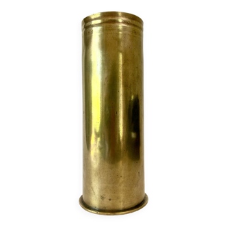 Brass tube vase