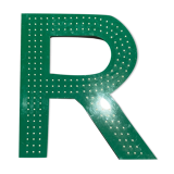Letter R from "Pharmacy"