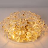 Plafonnier Fleur en Verre de Murano par Ernst Palme, Allemagne, années 1970