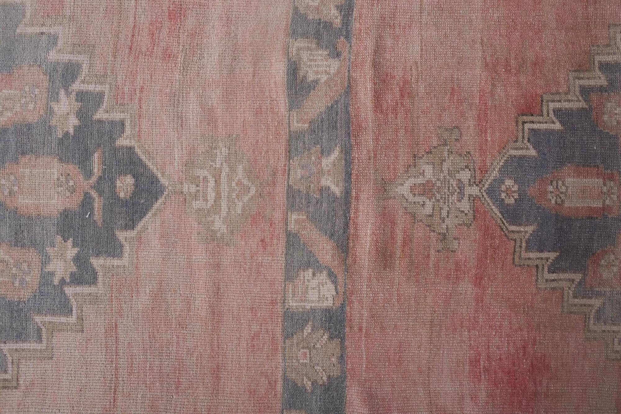 Vintage Turkish hallway rug 95x745 cm