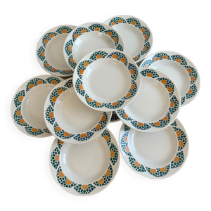 lot d'assiettes creuses