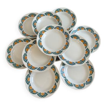 Lot d'assiettes creuses Givors France