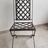 Set of 4 handcrafted steel chairs