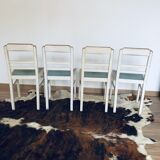 Series of 4 vintage chairs