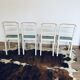 Series of 4 vintage chairs