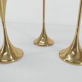 Set de 3 lampes à huile en laiton Freddie Andersen 1970