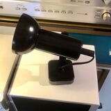 Black lacquered metal spotlight