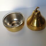 Brass golden pear candy box