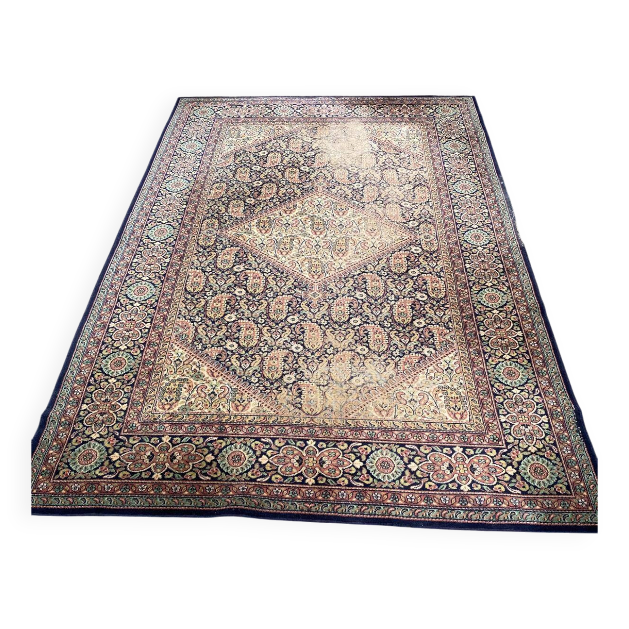 Tapis laine cachemire Inde 200x300cm