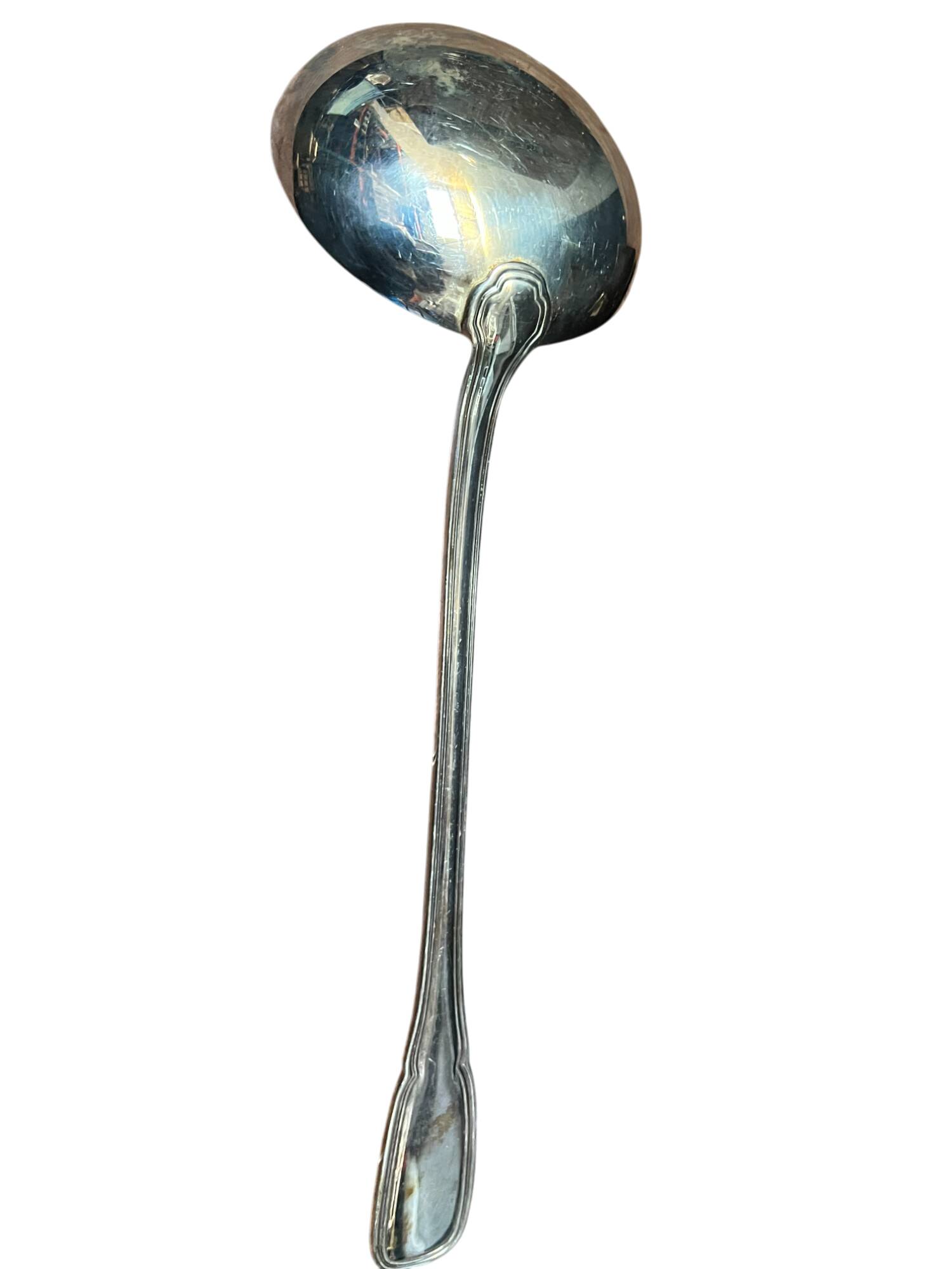 Silver metal cutlery set