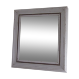 Old painted wooden mirror 60x66cm
