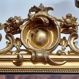 Golden Napoleon III mirror 129x224cm