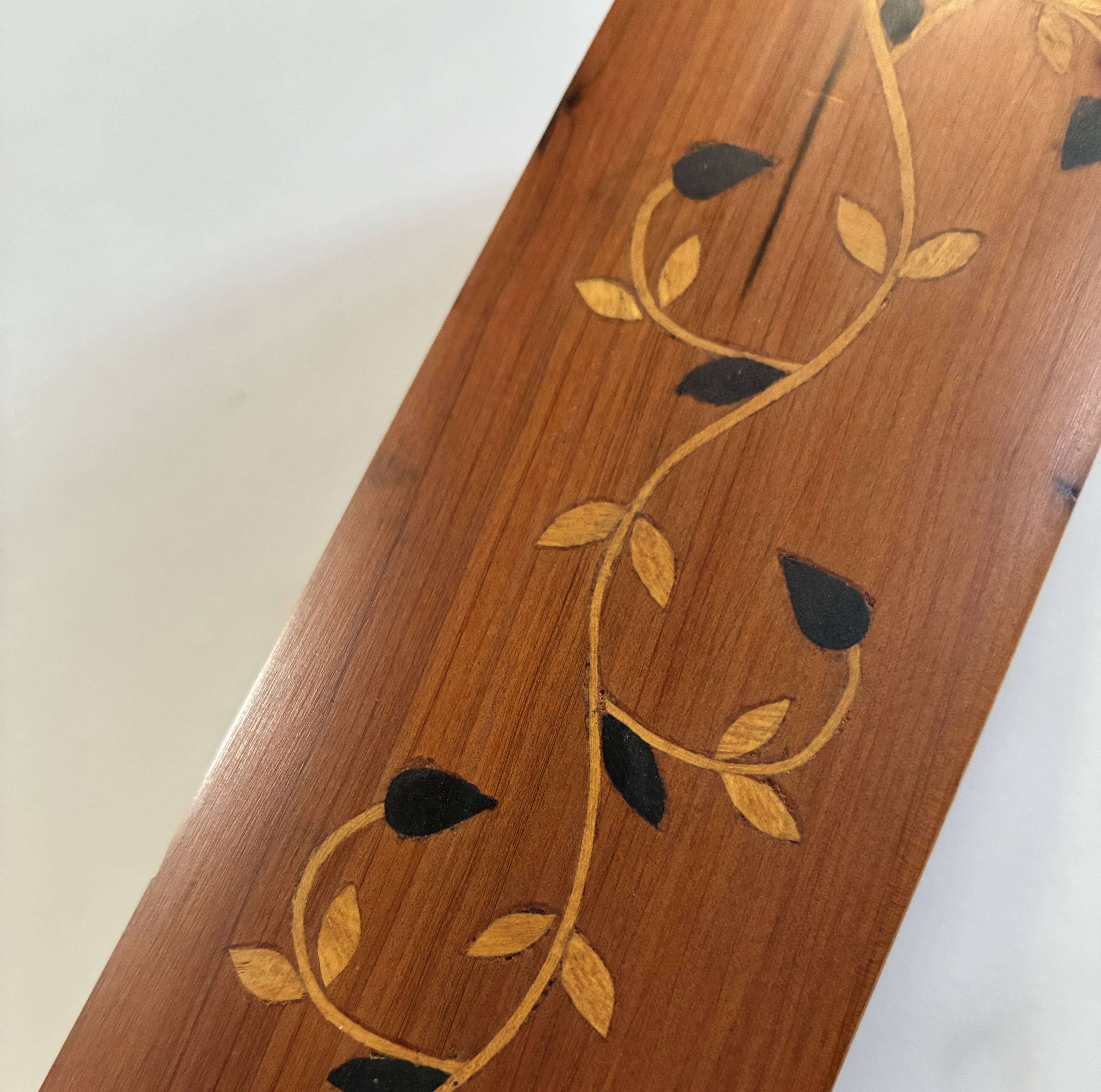 Pretty vintage marquetry box