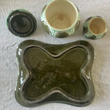 Earthenware tray and pots 1912