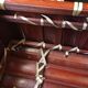 Suitcase in wicker and vintage bamboo