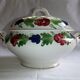 Old earthenware tureen Niderviller Moselle large format covered pot