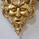 Antique baroque gilded mirror in carved wood, 18th century