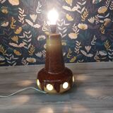 Fat lava ceramic floor lamp by Baudin