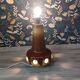 Fat lava ceramic floor lamp by Baudin