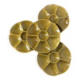 4 oyster plates Gien 2106171