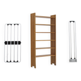 Solid elm shelves produced by the Regain group