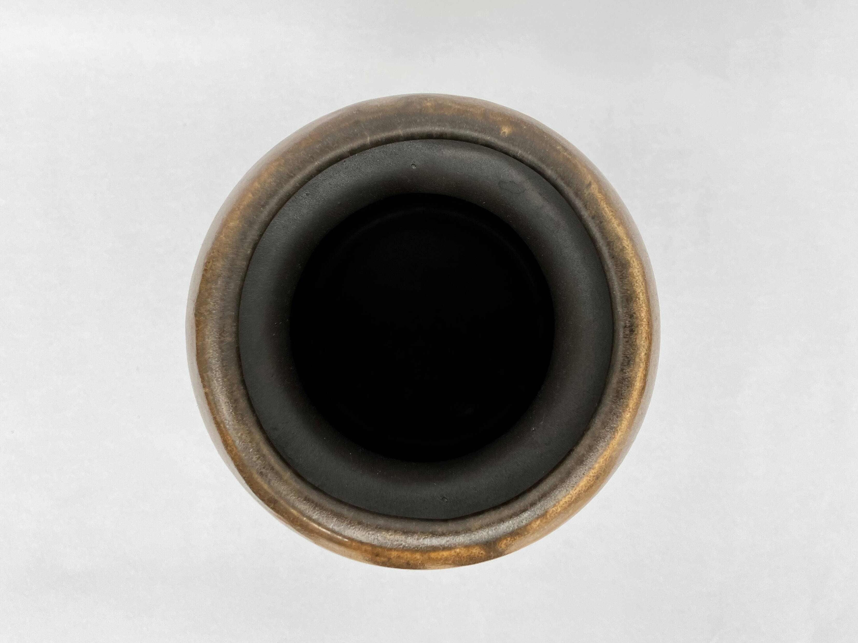 Veb haldensleben ceramic vase • east germany gdr • vintage • 60s-70s