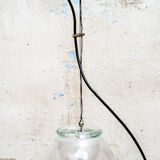 Particolare lampada en vetro Murano acidato, Italie, années 1970
