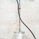 Particolare lampada in vetro Murano acidato, Italy, 1970s