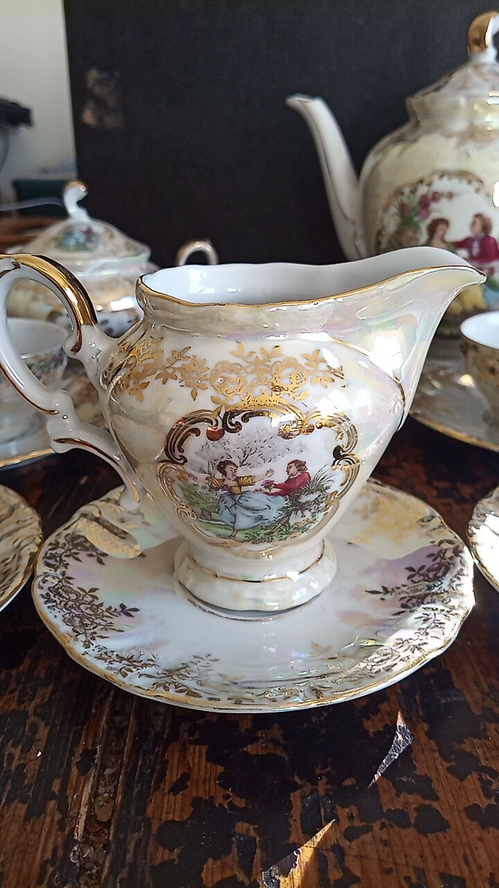 German porcelain coffee/tea service - 6 people