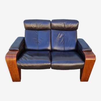 Stressless leather sofa