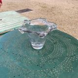 Very large Daum crystal vase