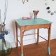 Bureau pupitre enfant Baumann années 50 vert