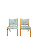 Pair of 2 Steiner Bow Wood chairs from the 1950s.