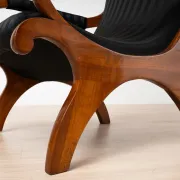 19th-Century Biedermeier Cherrywood Armchair, Germany, circa 1830-1850