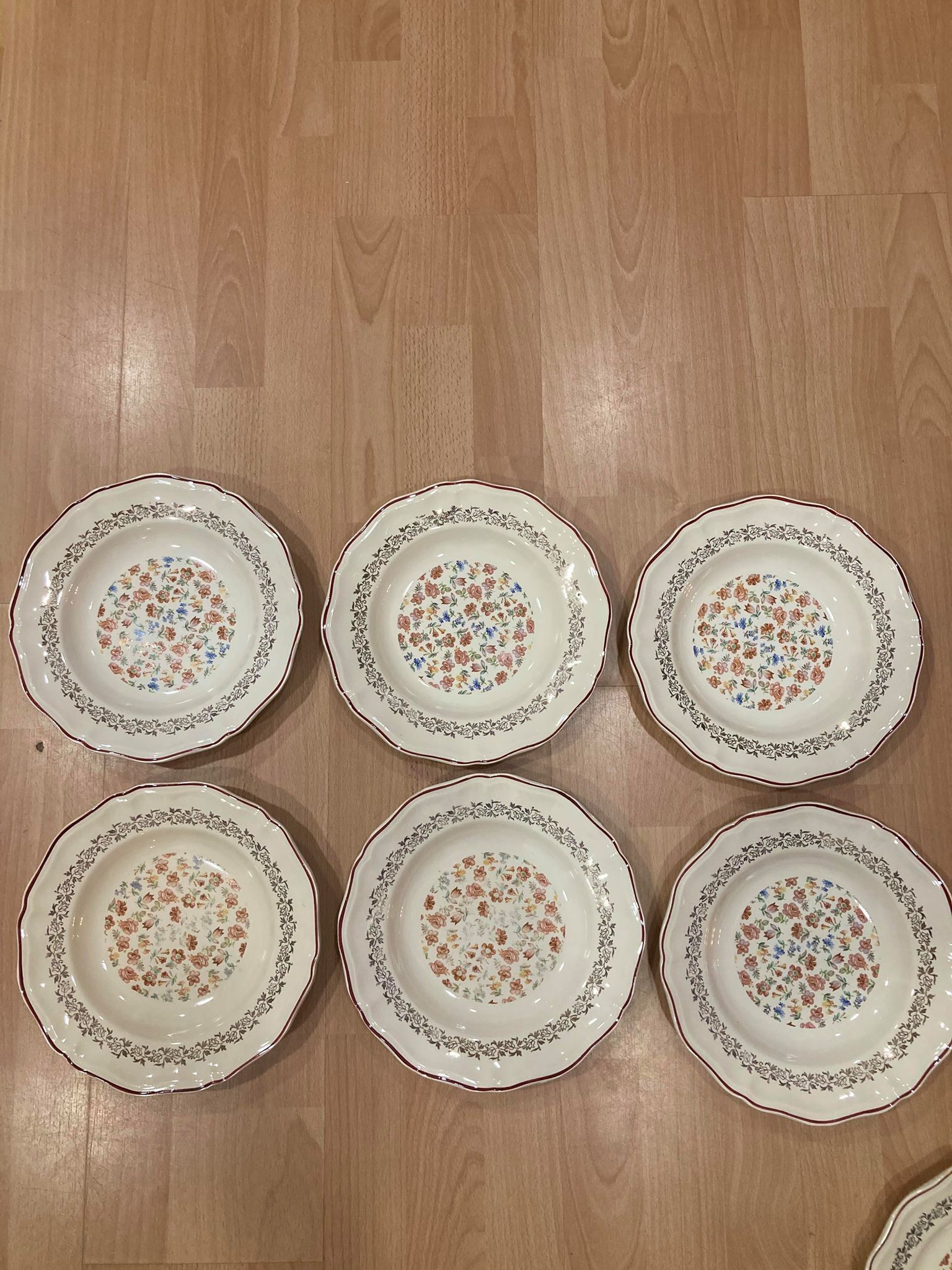 Lot plates Sarreguemines