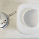 Ceiling light or square opaline globe wall light - 1950s/60s