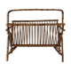 Porte-revues en rotin façon faux-bamboo