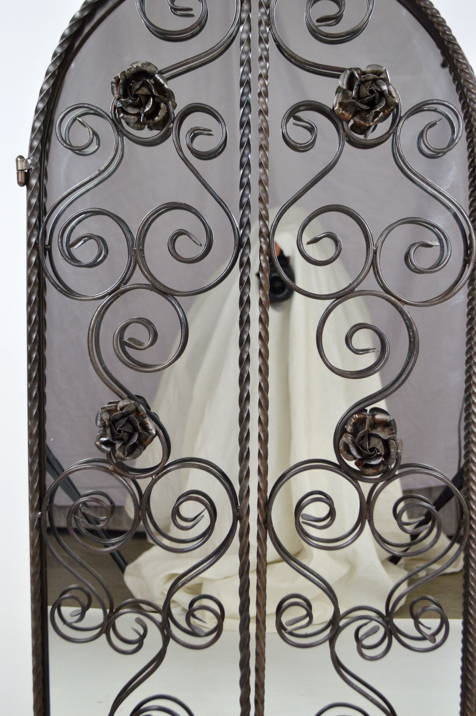 Miroir art déco en forme d'arche 48x100cm