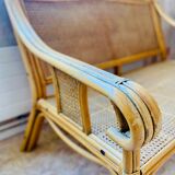 Rattan bench and canning