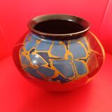 Vallauris ball vase. Signed LG