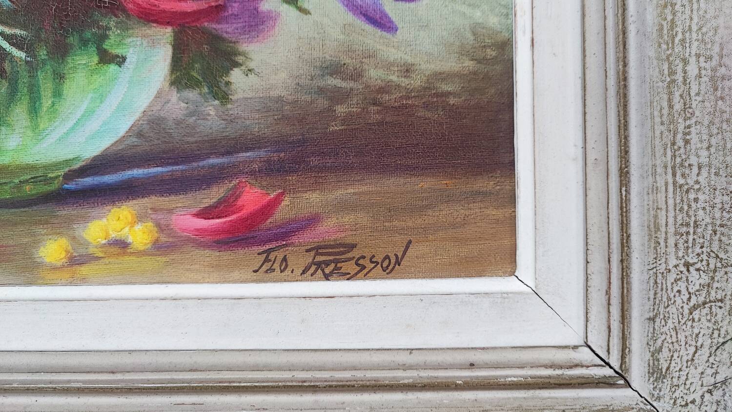 Oil painting by Florence Presson