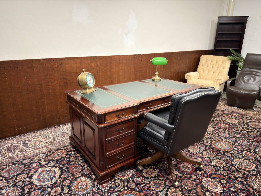 English Chesterfield Desk