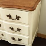 Creme white chest of drawers